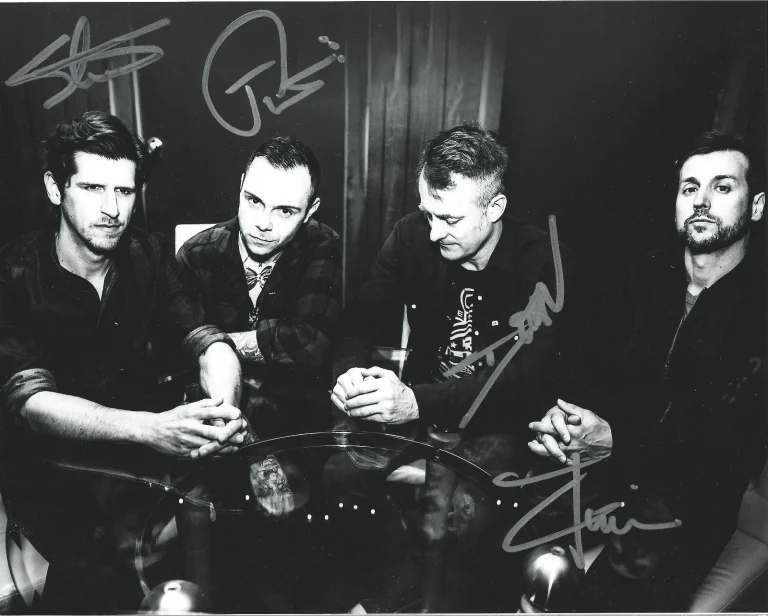 Our Lady Peace full band REAL hand SIGNED Photo #2 COA Autographed Raine Maida +
