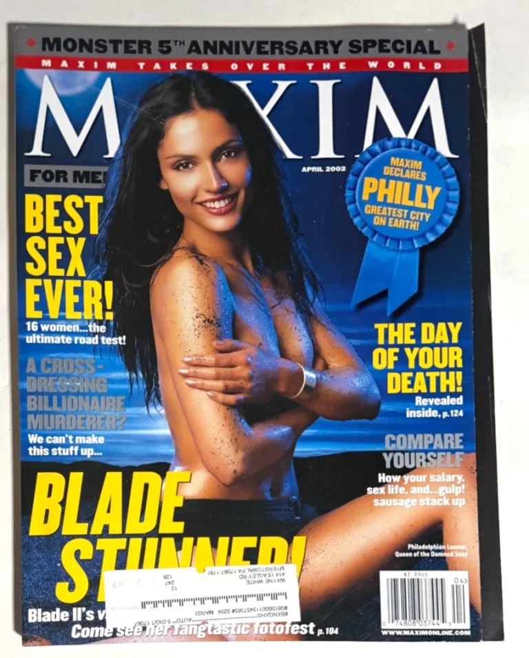 Leonor Varela Maxim Magazine April 2002 Blade II 5th Anniversary Special