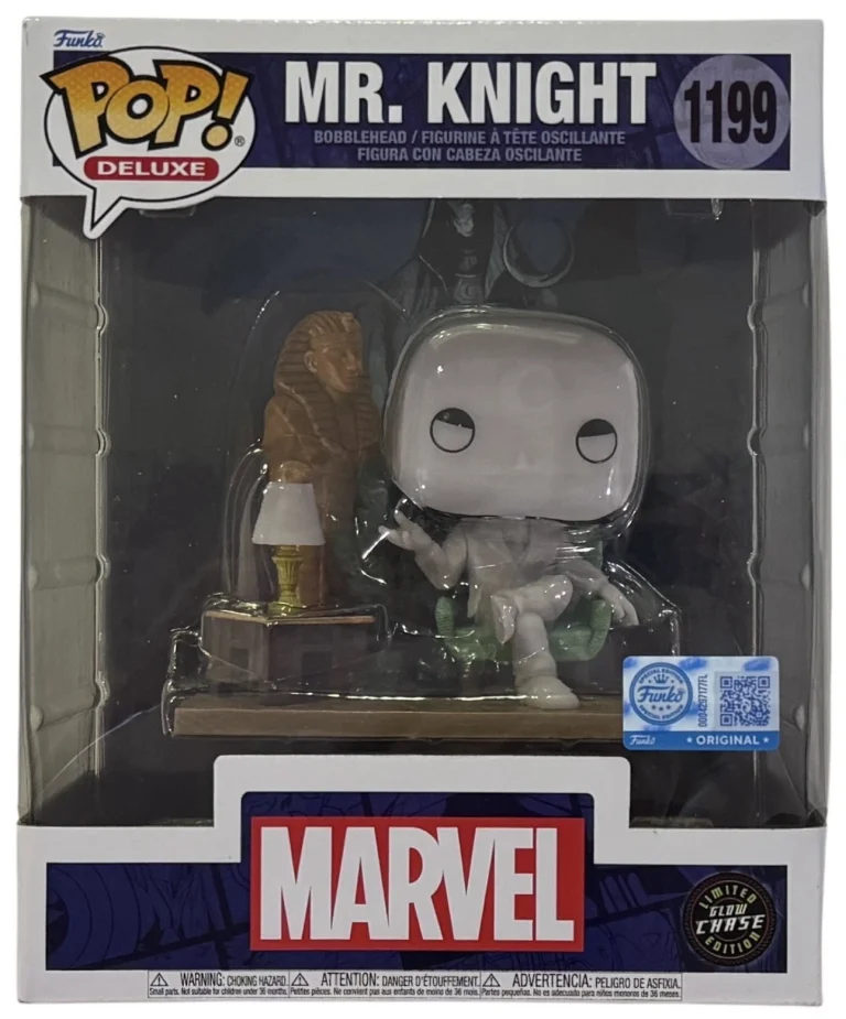 Funko Pop! Deluxe Marvel Mr. Knight #1199 CHASE Limited Edition GITD Moon Knight
