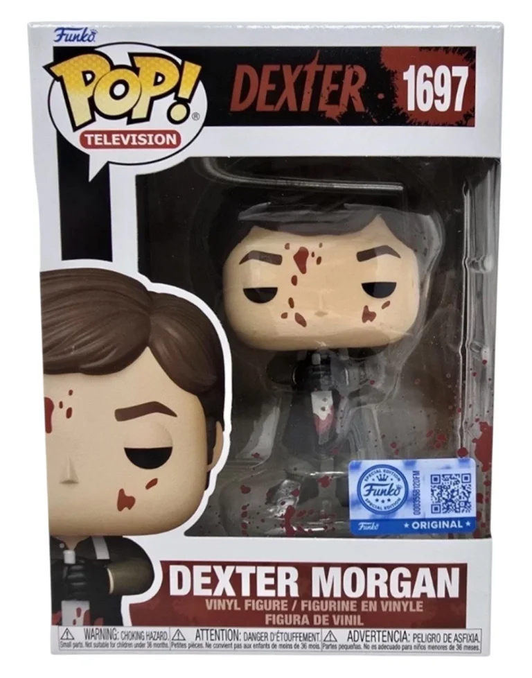Funko Pop! Vinyl: Dexter Morgan (Bloody) - Funko (Exclusive) #1697 + Protector