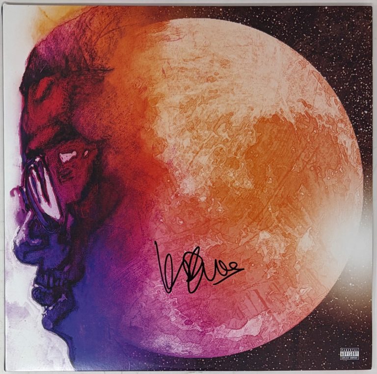 Kid Cudi Signed Autograph Man on the Moon: The End of Day Vinyl Album LP JSA COA