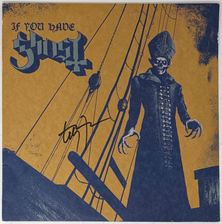 Tobias Forge Ghost Signed Autograph If You Have Ghost Vinyl Album LP JSA COA