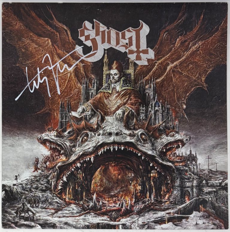 Tobias Forge Ghost Prequelle Signed Autograph Vinyl Record Album LP JSA COA