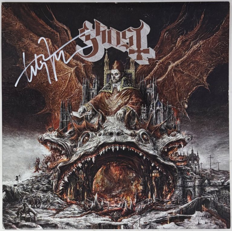 Tobias Forge Ghost Prequelle Signed Autograph Vinyl Record Album LP JSA COA