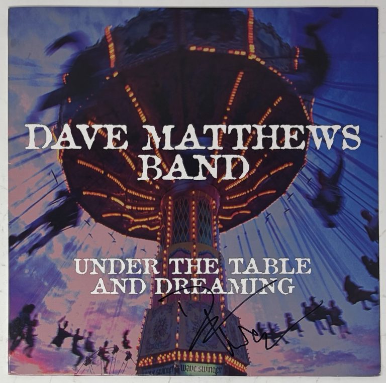 Dave Matthews Signed Under the Table and Dreaming Vinyl Record LP Autograph ACOA