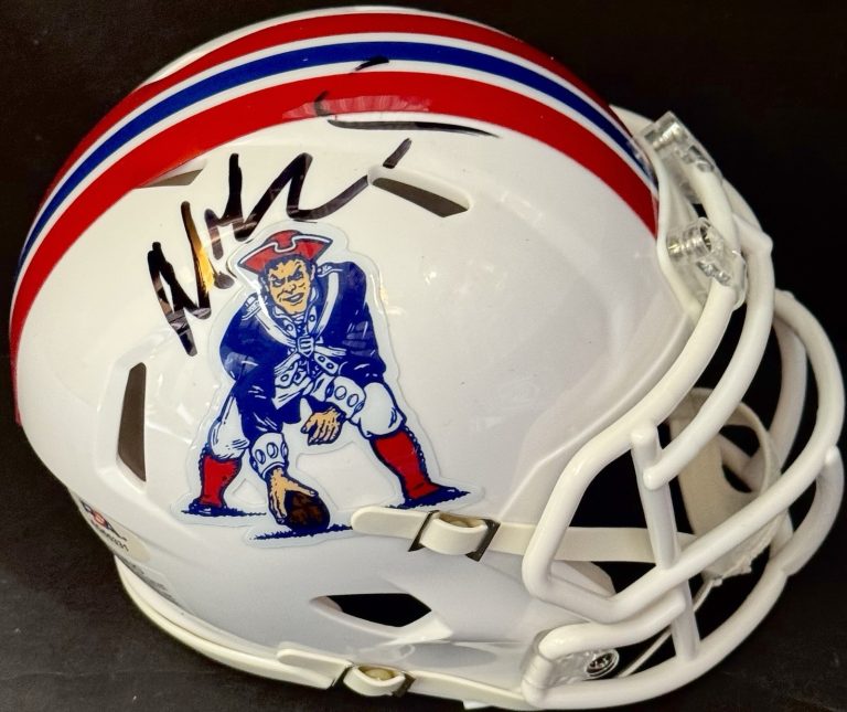 Mike Vrabel Signed Autographed New England Patriots Mini Helmet PSA/DNA COA