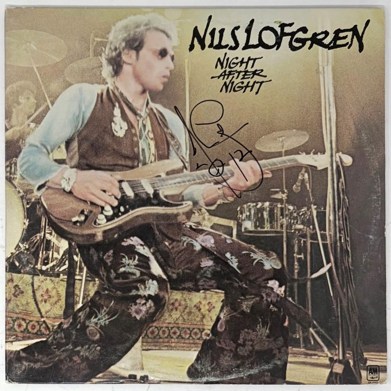 Nils Lofgren Signed Night After Night Vinyl Bruce Springsteen E Street Band JSA
