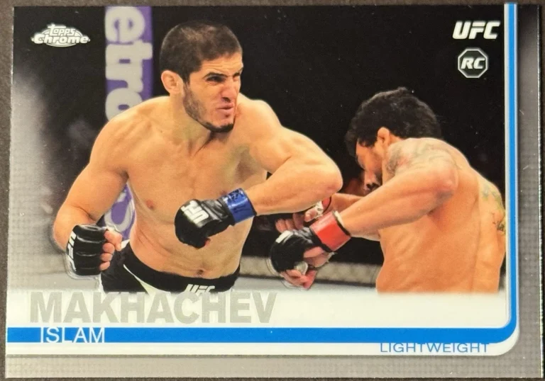 2019 Topps Chrome UFC Islam Makhachev RC #92