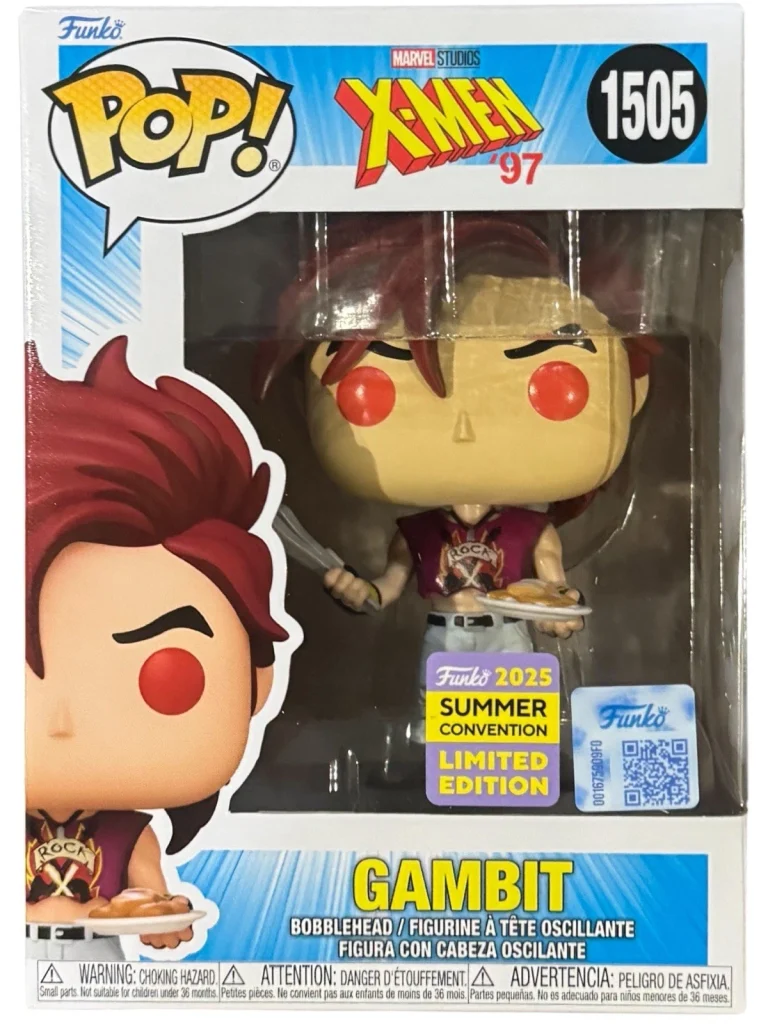 Funko Pop! Marvel X-Men '97 Gambit #1505 2025 Summer Convention LE + Protector