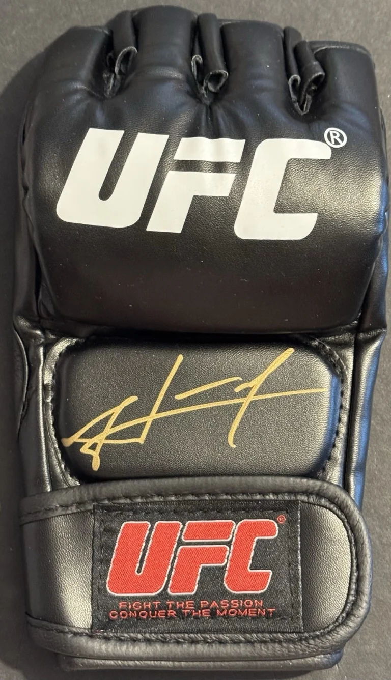 ABUS MAGOMEDOV Signed Autographed UFC Fight Glove PSA/DNA COA