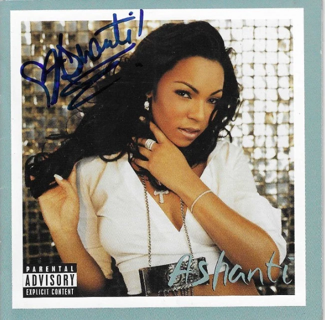 Ashanti singer REAL hand SIGNED Self-Titled CD JSA COA Autographed