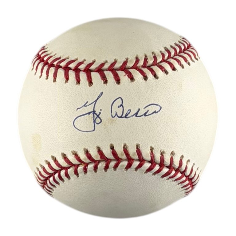 Yogi Berra Signed Auto OML Baseball New York Yankees Grad LOA
