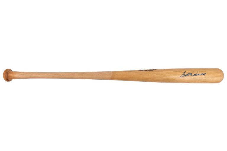 Ted Williams Signed Auto Louisville Slugger W215 Personal Model Bat Beckett BAS