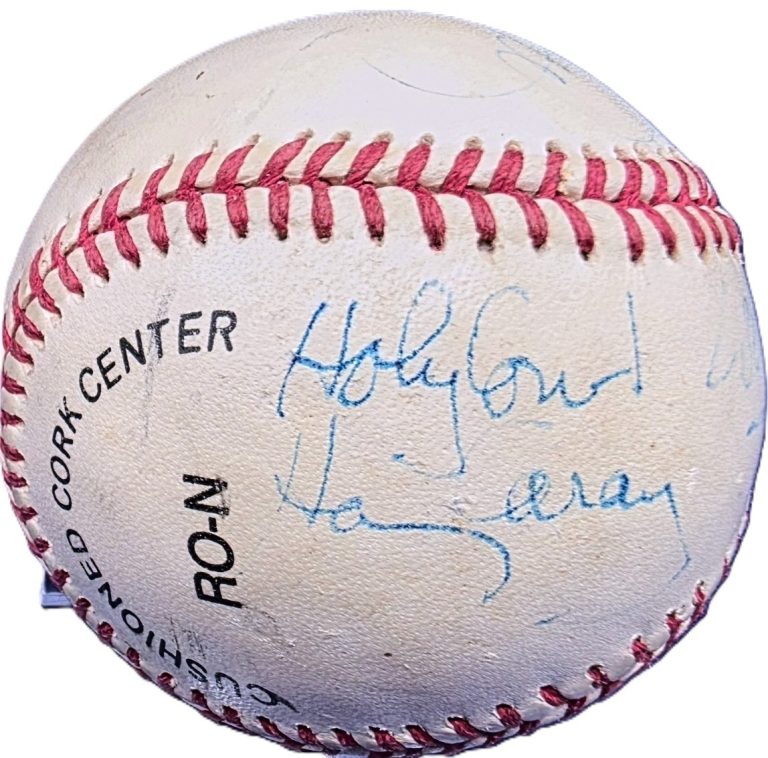 Cubs Legends Signed Auto ONL Baseball Harry Caray Sandberg Williams Grad Auth