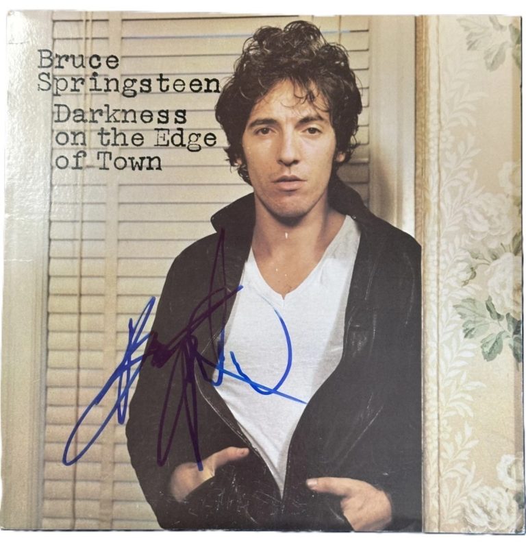 Bruce Springsteen Signed Auto Darkness on the Edge of Town Album REAL Epperson