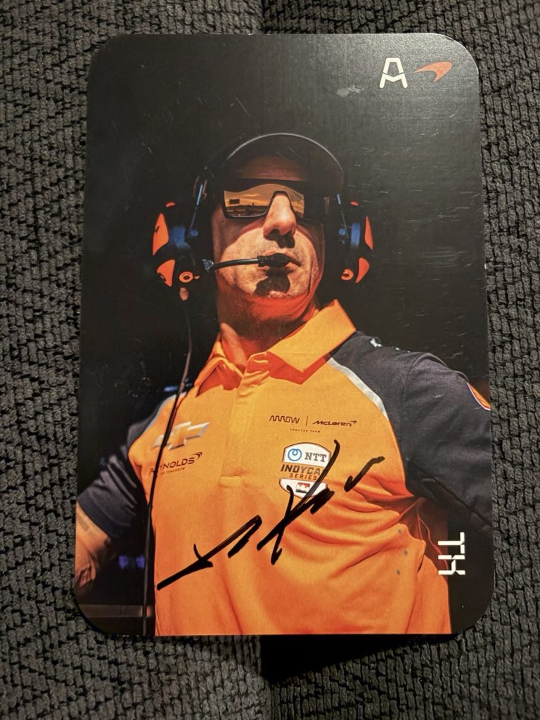 Tony Kanaan 2026 Indy 500 Signed Car Promo Hero Card Indianapolis