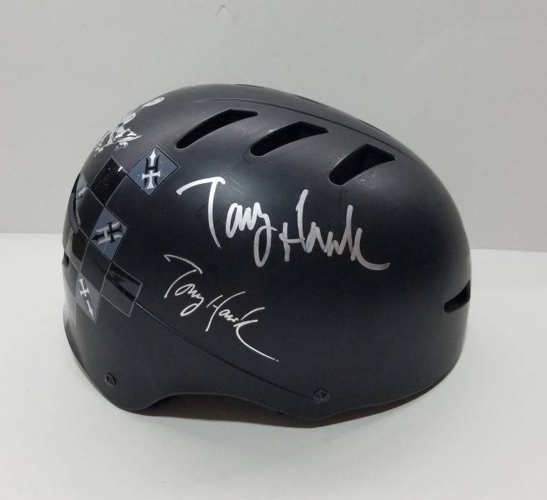 Tony Hawk REAL hand SIGNED Official Bell Skateboarding Helmet JSA COA Autograph