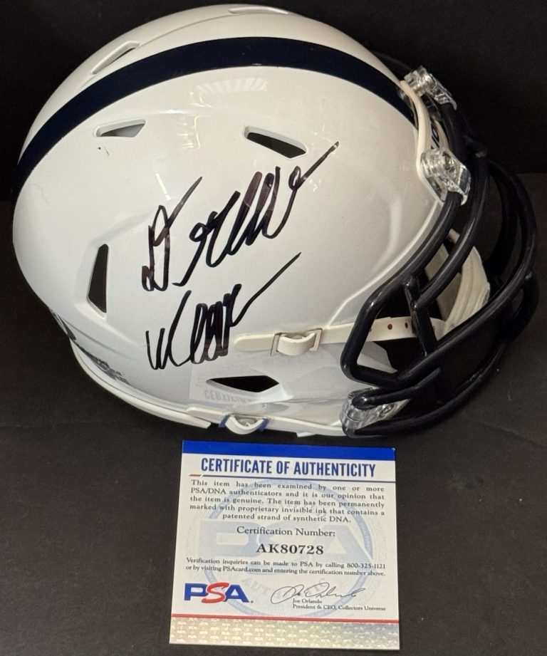 Drew Allar Signed Autographed Penn State Nittany Lions Mini Helmet PSA/DNA