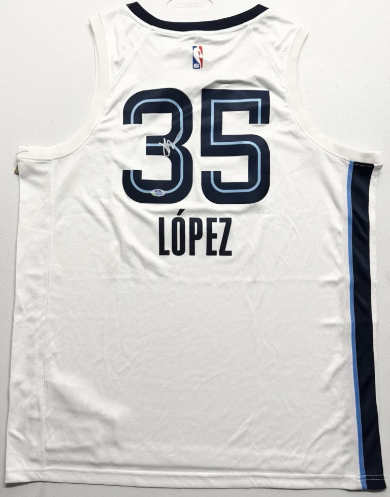 Karim Lopez Signed Autographed Memphis Grizzlies Jersey PSA/DNA COA