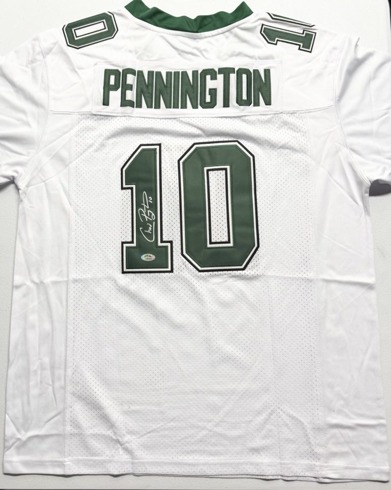 Chad Pennington Signed Autographed Marshall Thundering Herd Jersey PSA/DNA COA