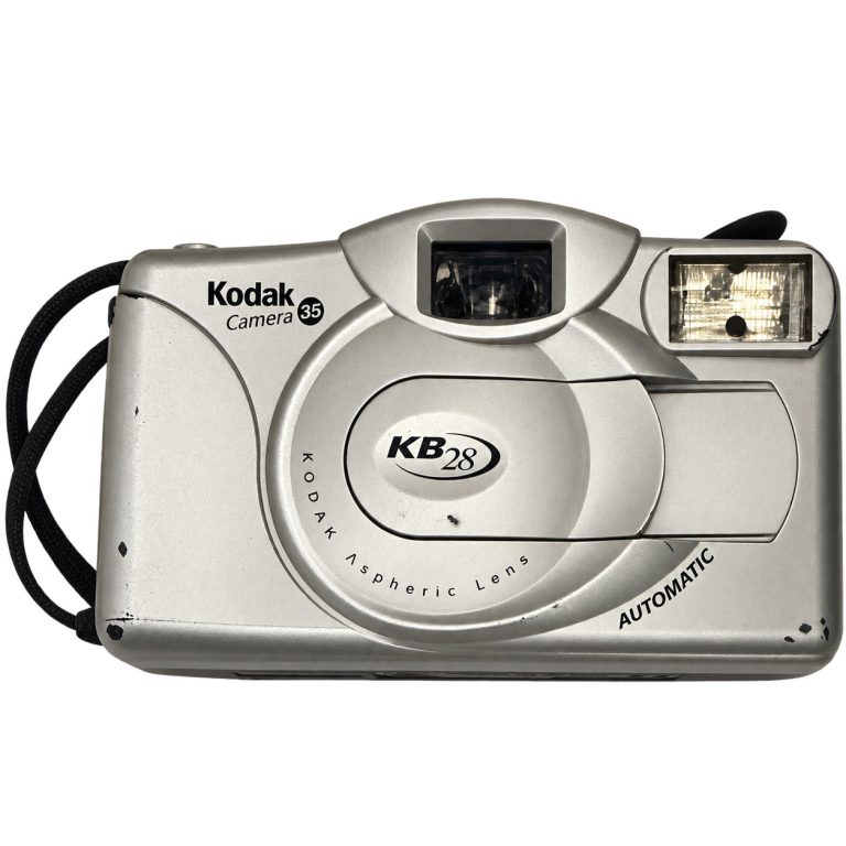 Kodak KB28 35mm Camera Silver Automatic Aspheric Lens EUC Tested Working