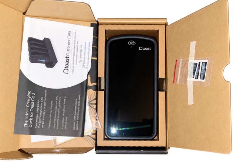 Toast Go 2 TG200 Handheld POS Tablet Complete In Box Barely Used w/accessories