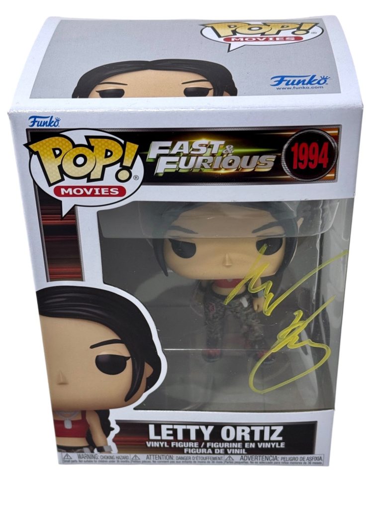 Michelle Rodriguez The Fast and the Furious Letty Ortiz Funko Pop #1994 BAS COA