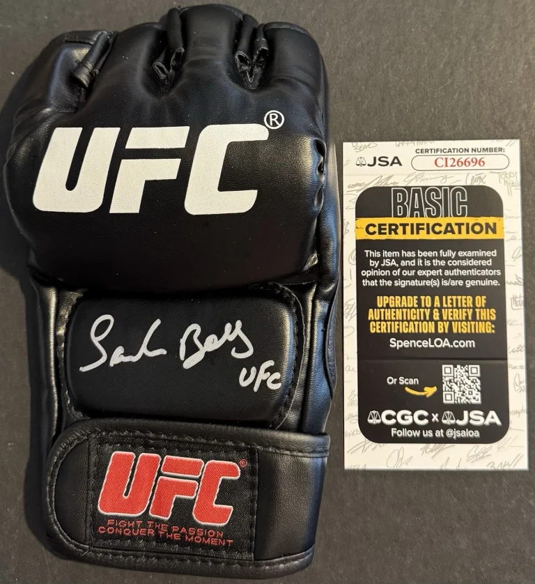 Waldo Cortes Acosta Signed Autographed UFC Fight Glove JSA COA Salsa Boy
