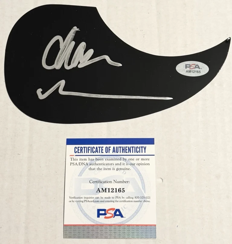 Chase Matthew Signed Autographed Acoustic Pickguard PSA/DNA County Line
