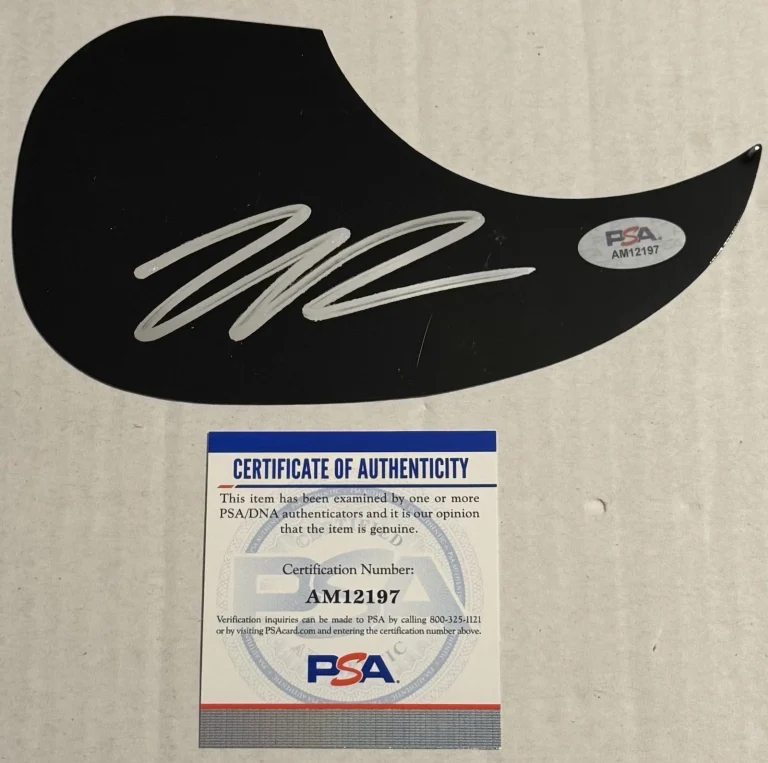 Lily Rose Signed Autographed Acoustic Pickguard PSA/DNA Villain