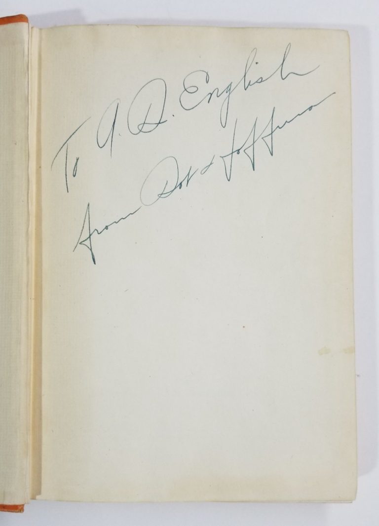 Bob Hoffman SIGNED Broad Shoulders Hardcover Book JSA COA Autograph York Barbell