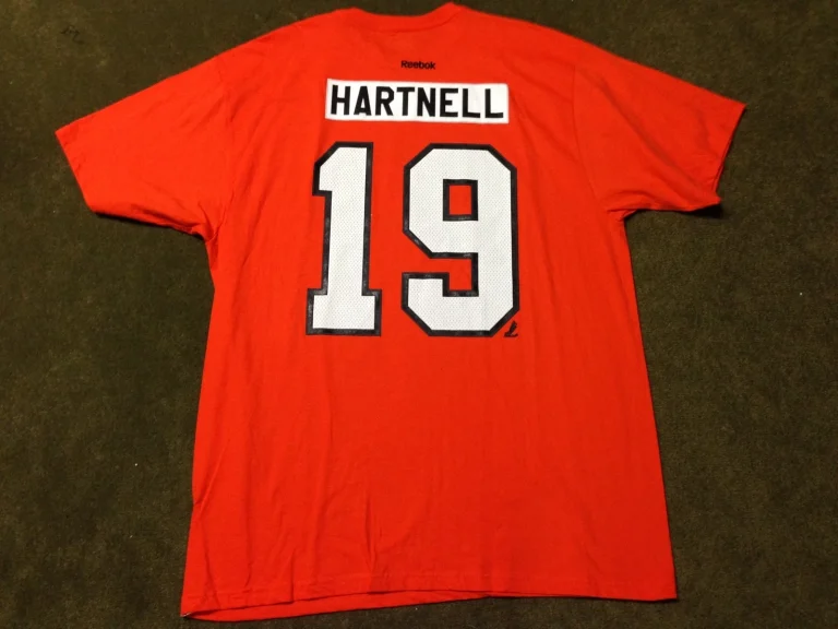 NEW NWT Philadelphia Flyers SCOTT HARTNELL Reebok T-Shirt Jersey Adult w/ Dots