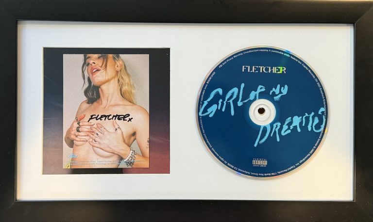 Fletcher Signed Autograph Girl of My Dreams CD Photo Framed Display Singer COA