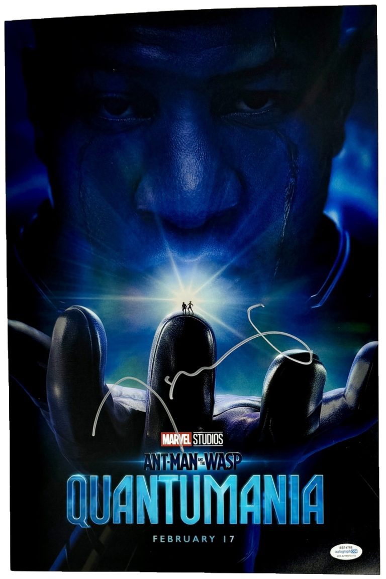 Jonathan Majors Signed Ant-Man Quantumania 12x18 Poster Photo Autograph ACOA