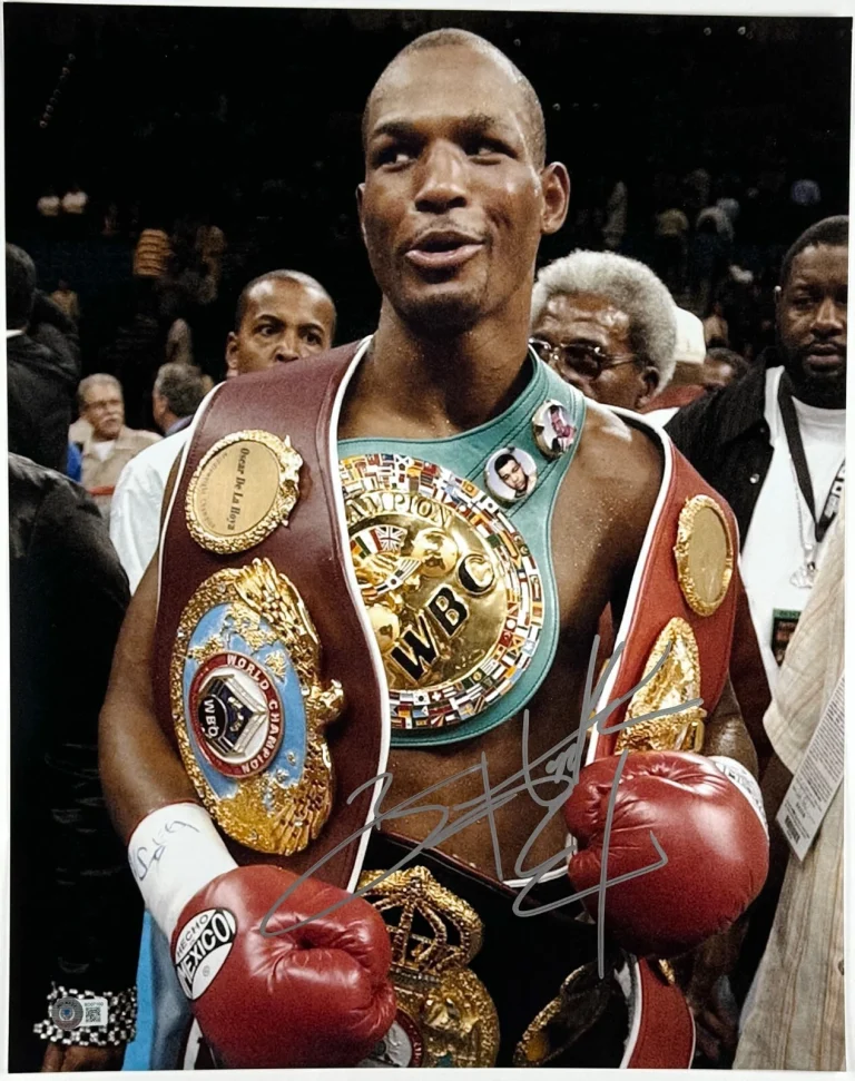 Bernard Hopkins Signed Autograph 16x20 Photo The Alien Boxer Boxing Beckett COA