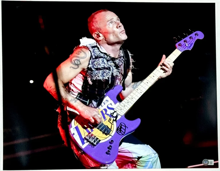 Flea Red Hot Chili Peppers Signed Autograph 16x20 Photo Poster RHCP Beckett COA
