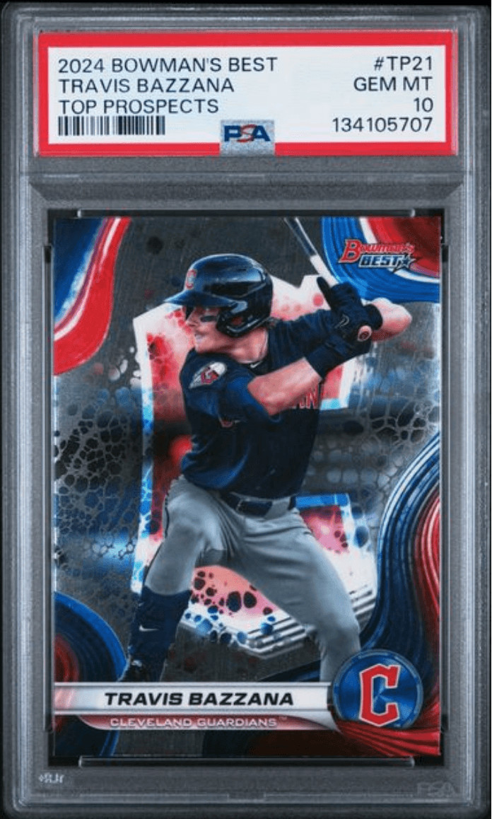 Graded 2024 Bowmans Best Travis Bazzana #TP21 Rookie Baseball Card PSA 10