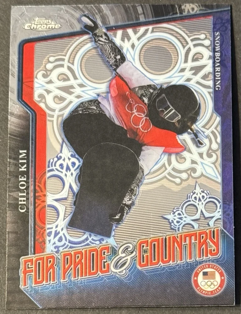 Chloe Kim For Pride & Country 2026 TOPPS CHROME Winter Olympics PC-9