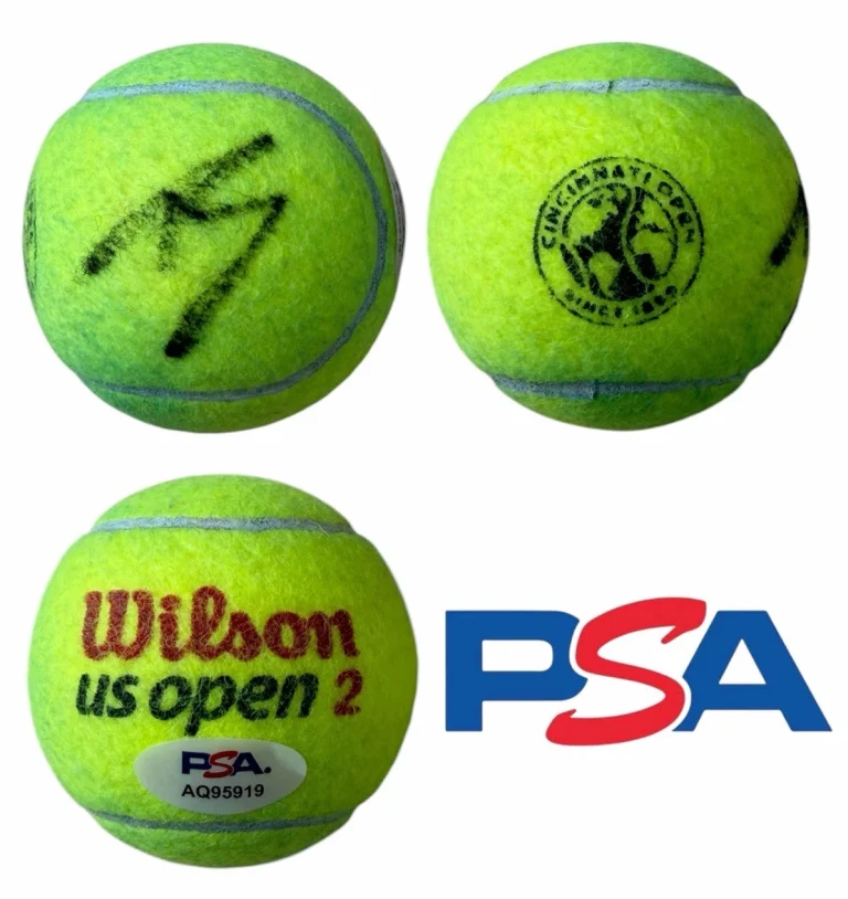 Rafael Rafa Jodar Signed 2026 Cincinnati Open DEBUT Match Used Tennis Ball PSA