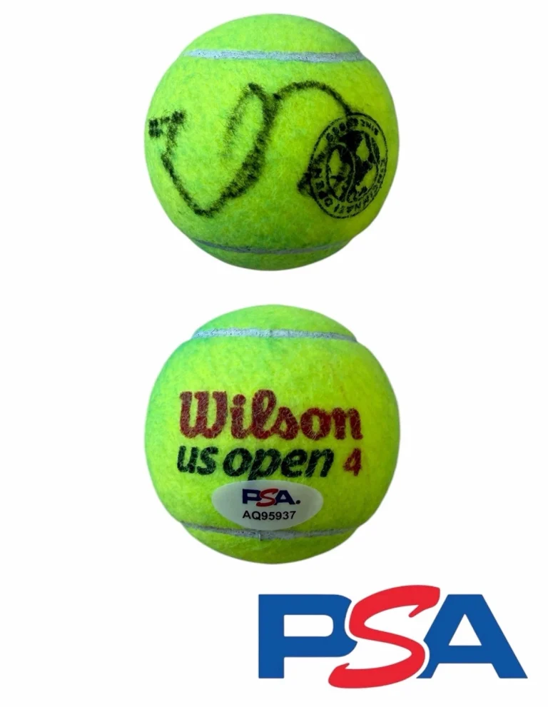 Iva Jovic Signed 2026 Cincinnati Open Match Used Tennis Ball PSA AUTO WTA TOUR