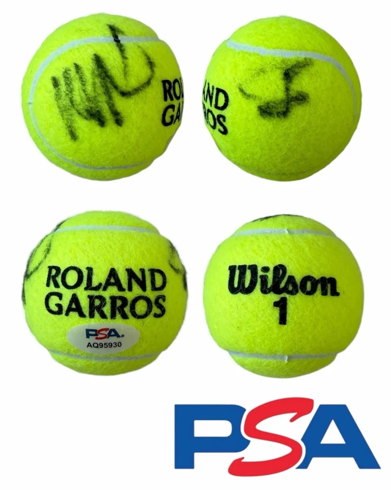 Alexander Zverev & Mirra Andreeva Signed 2026 French Open CHAMPIONS Ball PSA