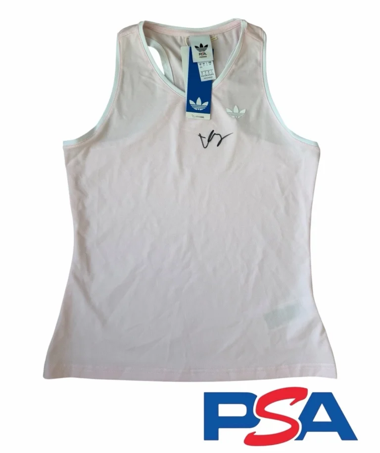 Iva Jovic Signed Autographed Adidas Tennis Top Shirt PSA AUTO WTA TOUR