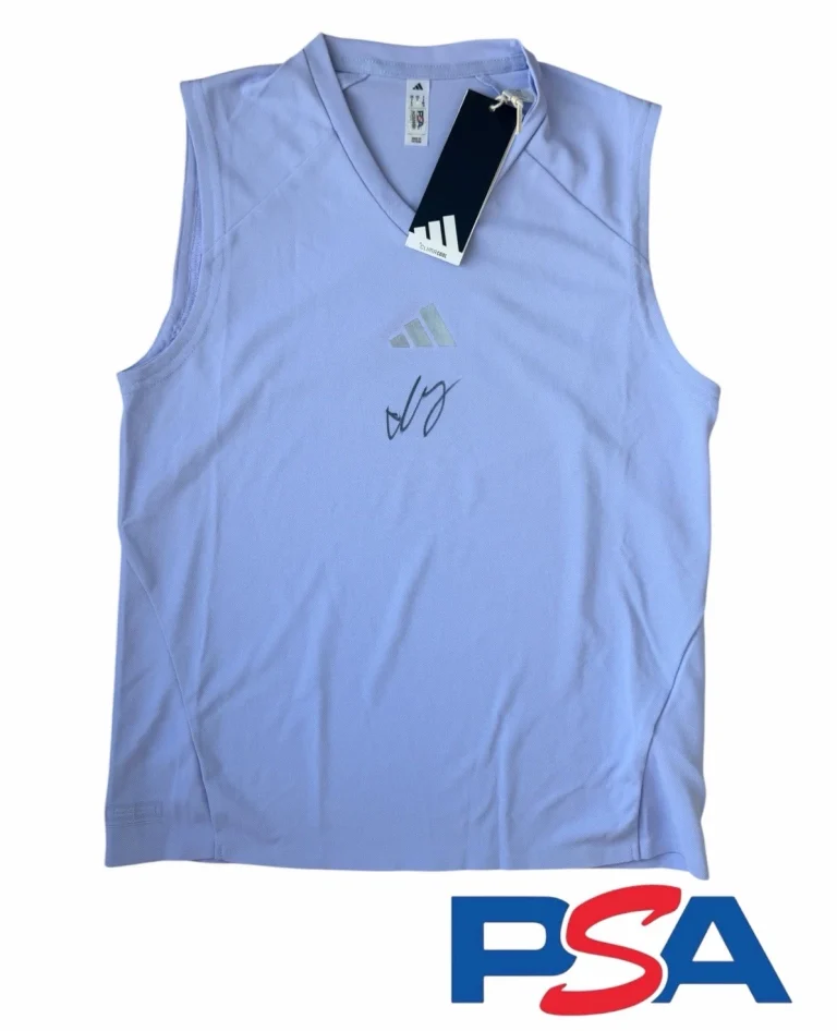 Iva Jovic Signed Autographed Adidas Tennis Top Shirt PSA AUTO WTA TOUR