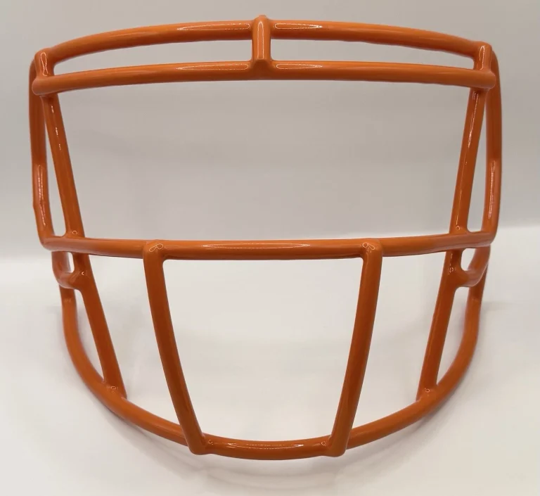 Riddell Speed S2- BDC football Full Size Helmet Facemask-Orange No Hardware New