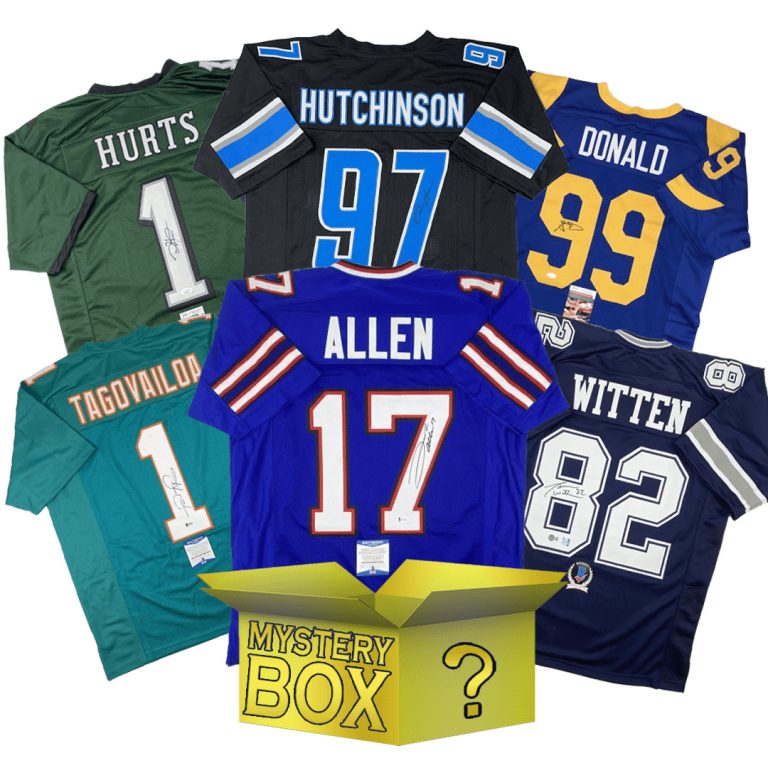 Autographed/Signed GOLD Series 1 Jersey Mystery Box PSA JSA BAS COA