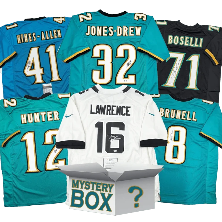 Autographed/Signed Jacksonville Jersey Mystery Box with PSA JSA BAS COA