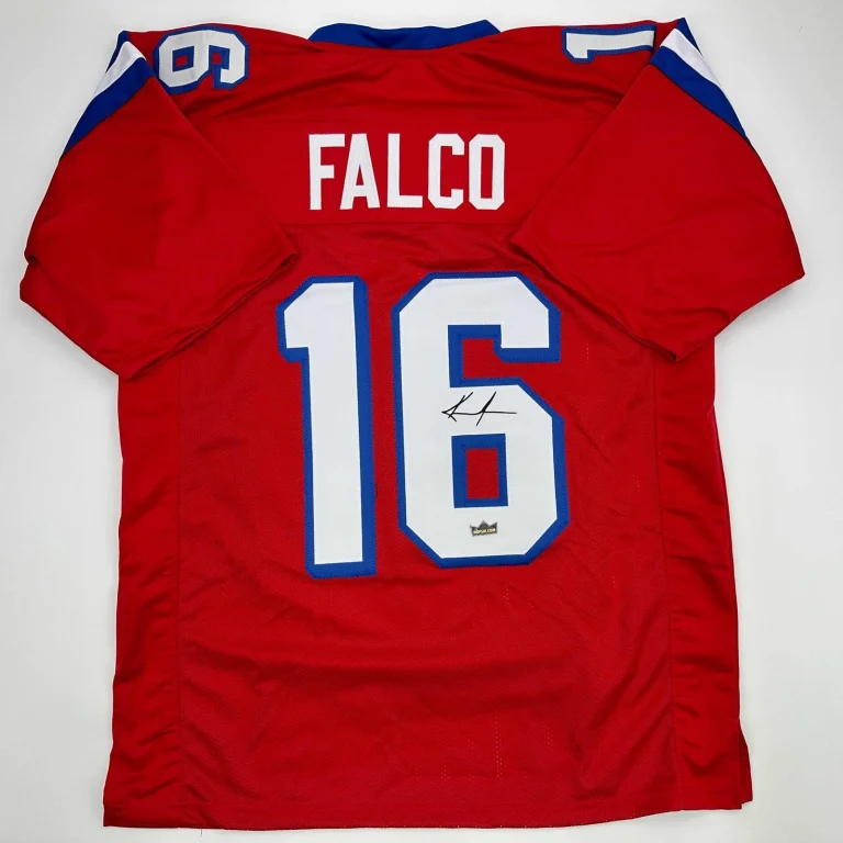 Facsimile Autographed Keanu Reeves Shane Falco Red Jersey Size Men's XL