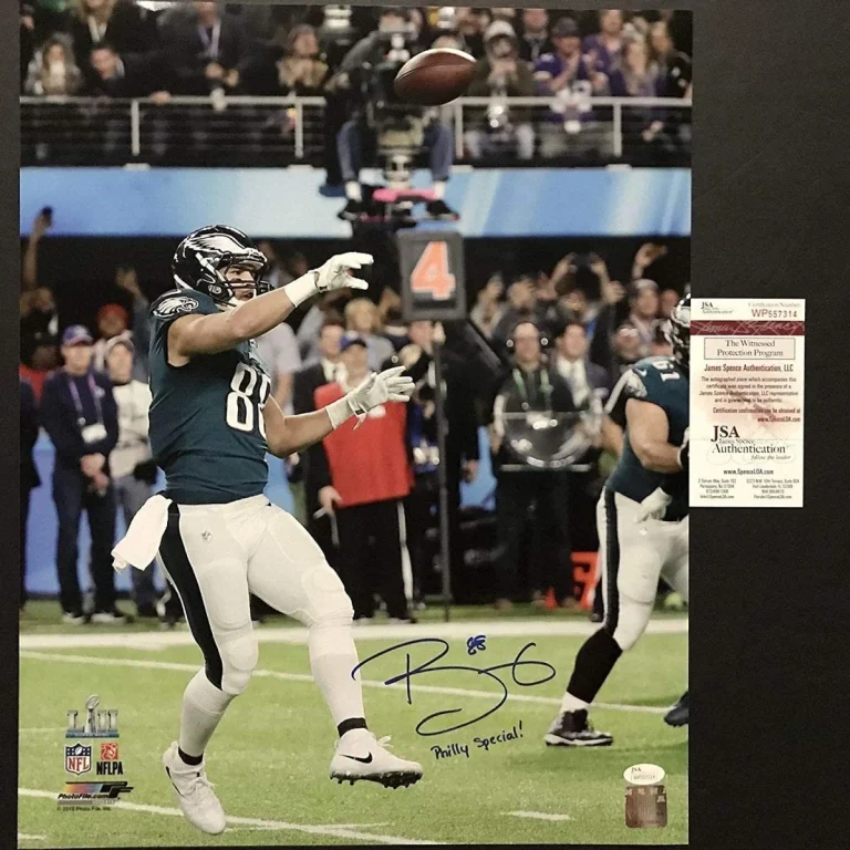 Autographed/Signed TREY BURTON Philly Special SB 16x20 Photo JSA COA