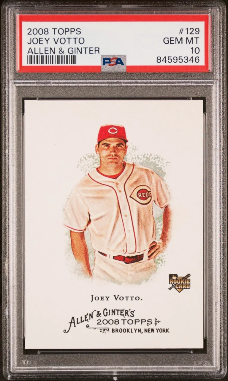 Graded 2008 Topps Allen & Ginter Joey Votto #129 Rookie RC Card PSA 10