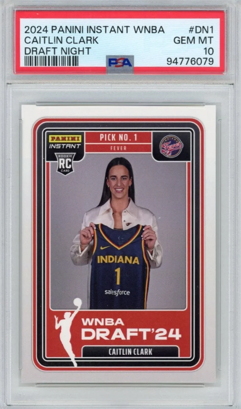 Graded 2024 Panini Instant WNBA Caitlin Clark #DN1 RC Card PSA 10